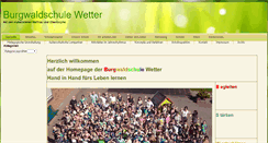 Desktop Screenshot of burgwaldschule-wetter.de